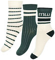Minipop Socken - Bambus - 3er-Pack - Smaragd Green
