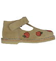 Pom Pom Sandals - Mary Jane - Light Sand