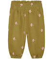 Hust and Claire Corduroy Trousers - Talita - Willow w. Flowers