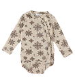 Joha Wrap samfella L/æ - Ull - Drapplitað