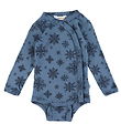 Joha Wikkelromper L/æ - Wol - Blauw