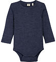 CeLaVi Bodysuit L/æ - Wool - Naval Academy Melange