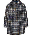 MarMar Jacket - Polyester/Wool - Olive - Navy Check
