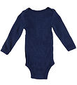 Engel Romper L/æ - Wol/Zijde - Navy