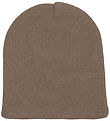 Racing Kids Beanie - Wool/Cotton - Brown Birch Bark