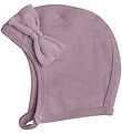 Racing Kids Baby Hat - Single Layer - Elderberry w. Bow