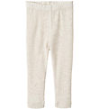 Wheat Leggings - ull - Agi - Eggshell Melange