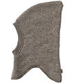 Wheat Balaclava - Wool fleece - Eli - Brown Melange