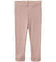 Wheat Leggings - ull - Agi - Dry Rose