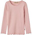 Wheat Blouse - Rib - Reese - Rose Frozen