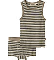 Wheat Unterwäsche - 2-teilig - Rib - Lui - Multi Stripe
