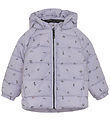 Color Kids Puffer Jacket - Quilted - Languid Lavender w. Flowers