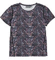 Color Kids T-shirt - Phantom w. Flowers