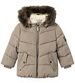 Name It Puffer Jacket - Fleece - NmmMathew - Desert Taupe