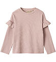 Wheat Blouse - Rib - Belinda - Dry Rose