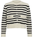 Sofie Schnoor Cardigan - Knitted - Off White w. Stripes