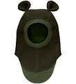 Huttelihut Balaclava - Wool - 2-layer - Raisin w. Ears