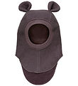 Huttelihut Balaclava - Wool - 2-layer - Raisin w. Ears