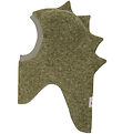 Huttelihut Balaclava - Wool - 2-layer - Deep Lichen Green