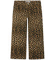 Name It Trousers - Twill - NkfRose - Silver Mink/Leopard
