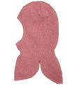 Minymo Balaclava - Wool/Cotton - 2-layer - Dusty Rose