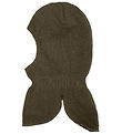 Minymo Balaclava - Wool/Cotton - 2-layer - Canteen