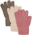 Minymo Gloves - Wool - 3-Pack - Dusty Rose