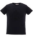 Moncler T-shirt - Black w. Rhinestone