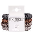 Bandeaux à Cheveux Elastiques Kknekki - 4 Pack - Marron Mix