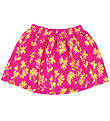 Christina Rohde Skirt - Pink w. Yellow Leaves