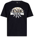 Intialainen Blue Jeans T-paita - Rendez Vous - Musta