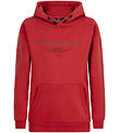 Indisk Blue Jeans Hoodie - Ibjns - Blek röd