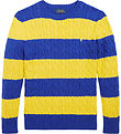 Polo Ralph Lauren Bluse - Strick - Blau/Gelb