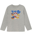 Minymo Blouse - Grey Melange w. Paw Patrol