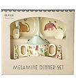 Rice Dinner Set - Melamine - 4 pcs - Sweet Jungle Print