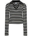 Grunt Blússa - GRWiky - Black-Off White