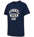 Hummel Stuttermabolur - HmlPrint - Black Iris
