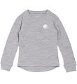 Viking Blouse - Wool/Bamboo - Base Layer - Grey/Light Grey
