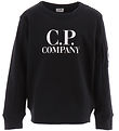 C.P. Company Peysa - Svart M. Hvítur