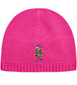 Polo Ralph Lauren Mütze m. Fleece - Strick - Pink