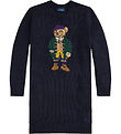 Polo Ralph Lauren Kleid - Strick - Navy m. Kuscheltier