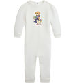 Polo Ralph Lauren Jumpsuit - White w. Soft Toy