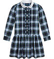 Polo Ralph Lauren Dress - Navy/Green Check w. White