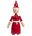Kay Bojsen Holzfigure - Weihnachtsmann - 20 cm - Rot/Weiß