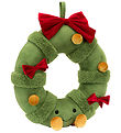 Jellycat Soft Toy - 37x44 cm - Decorated Christmas Wreath
