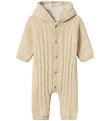 Name It Pramsuit - Knitted - NbnOsuit - Summer Sand