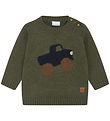 Hust and Claire Blouse - Knitted - Pilou - Ivy Melange w. Monste