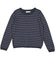 MarMar Blouse - Wool - Tano - Deep Lake Stripe
