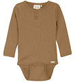 Minymo Bodysuit L/æ - Rib - Tiger's Eye
