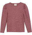Minymo Blouse - Rib - Glitter - Deco Rose